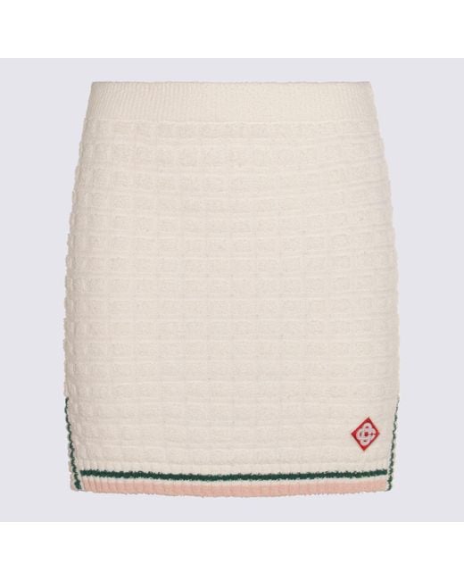 Casablanca Natural Cotton Skirt