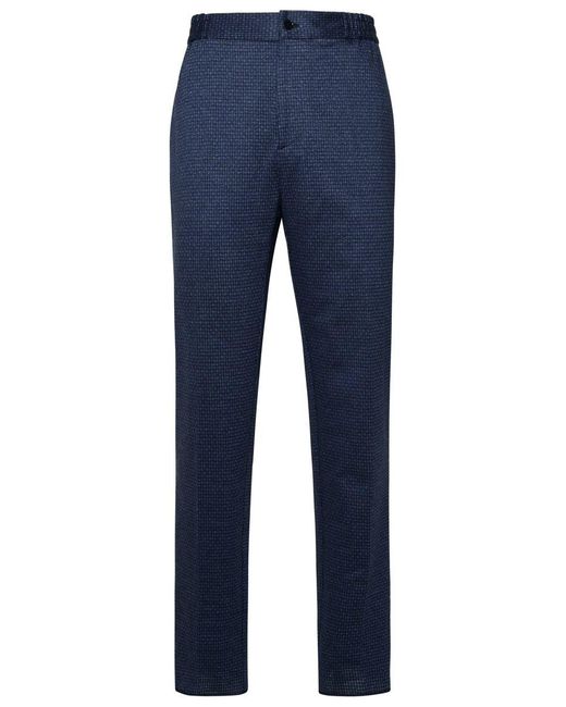 Etro Blue Trousers for men