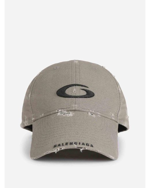 Balenciaga Gray Loop Sports Icon Cap for men