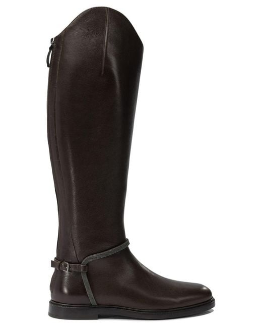 Brunello Cucinelli Black "Classic" Boots