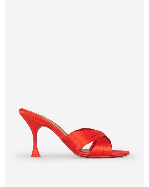 Christian Louboutin Red Nicole Is Back Mules