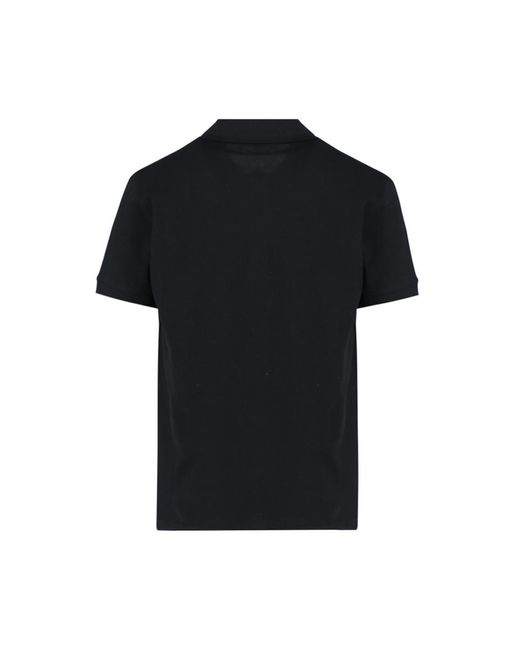 Alexander McQueen Black Logo Polo Shirt for men