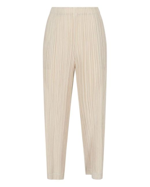 Pleats Please Issey Miyake Natural Issey Miyake Pleats Please Trousers