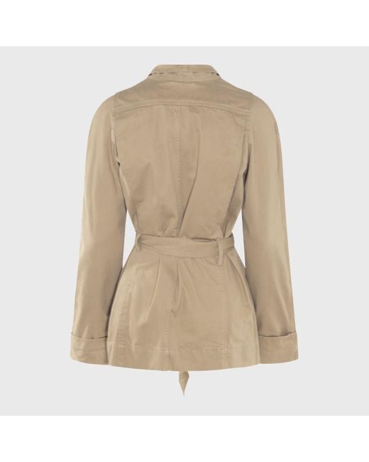 Isabel Marant Natural Beige Cotton Loetiza Casual Jacket