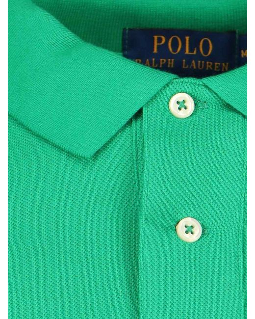 Polo Ralph Lauren Green Embroidered Logo Polo Shirt for men