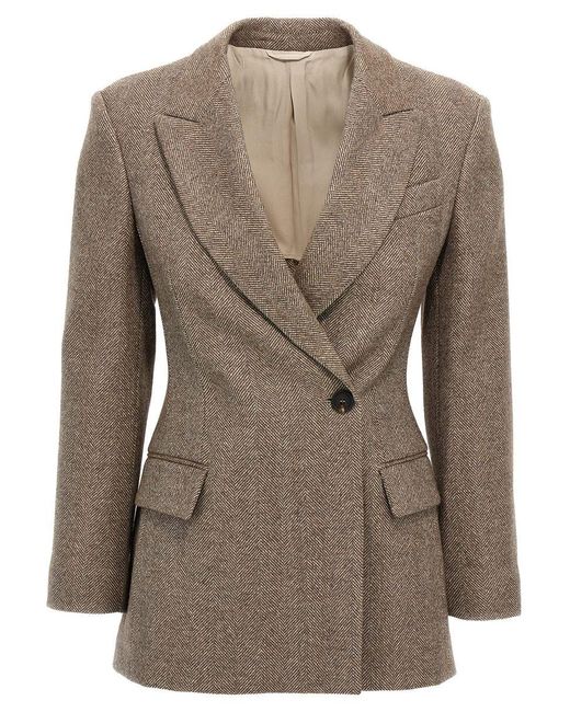 Brunello Cucinelli Brown Coats & Jackets