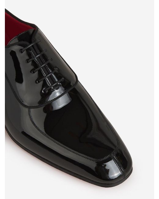 Christian Louboutin Black Lafitte Shoes Leather for men