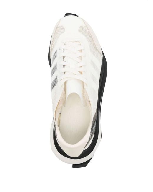 Y-3 White Y-3 Gendo Run Sneakers Shoes