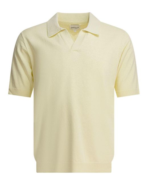 Norse Projects White "Leif" Polo Shirt for men