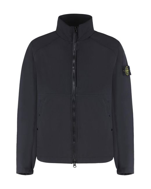 Stone Island Black Tech Fabric Jacket For