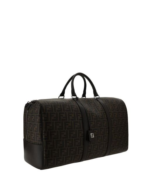 Fendi Black Travel Bags for men
