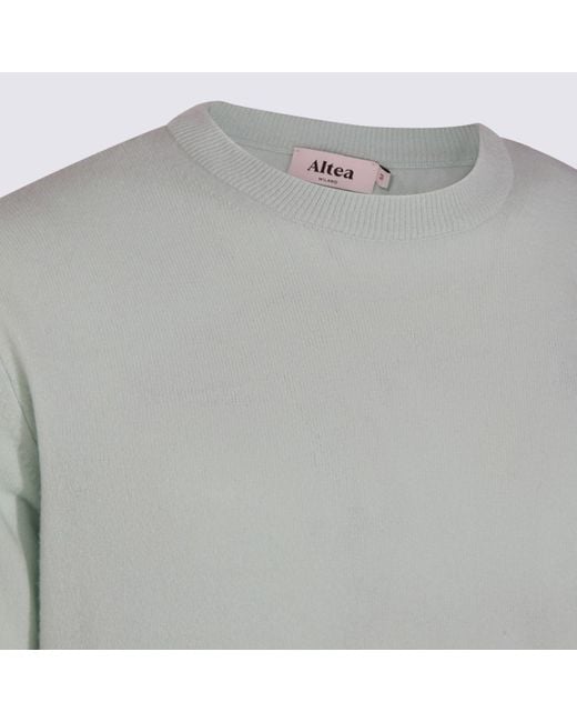 Altea Gray Light Wool Knitwear for men