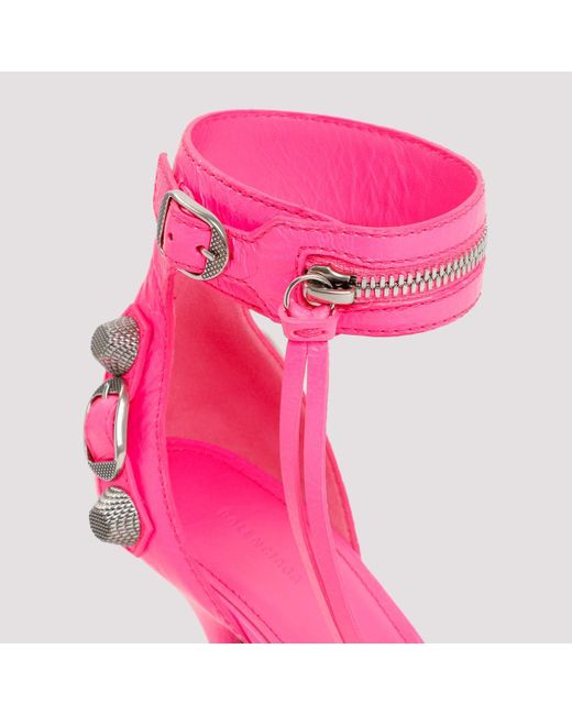 Balenciaga High Heel Sandals in Pink Lyst Australia