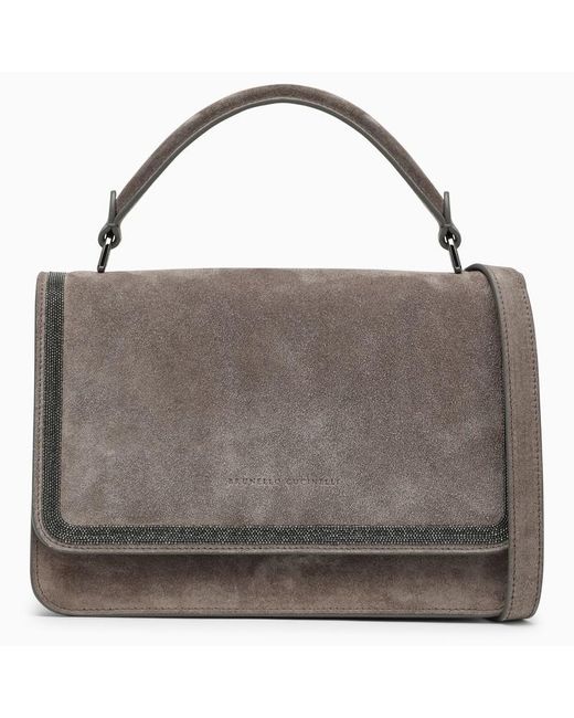 Brunello Cucinelli Gray Handbag