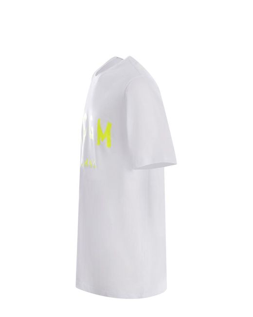 MSGM White T-Shirts And Polos for men