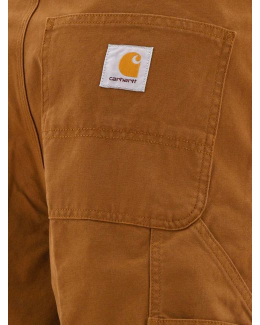 Carhartt Brown "Double Knee" Shorts for men
