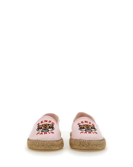 KENZO Pink Espadrille Slip-On