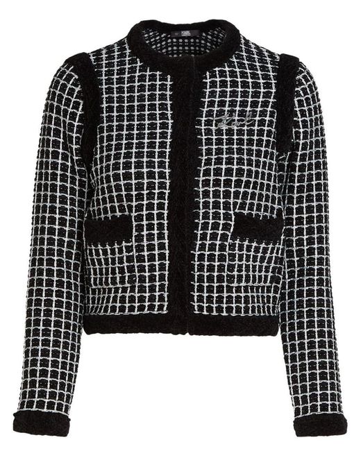 Karl Lagerfeld Black Outerwear