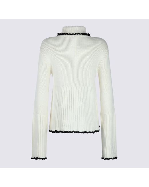 Jil Sander Gray Wool Knitwear