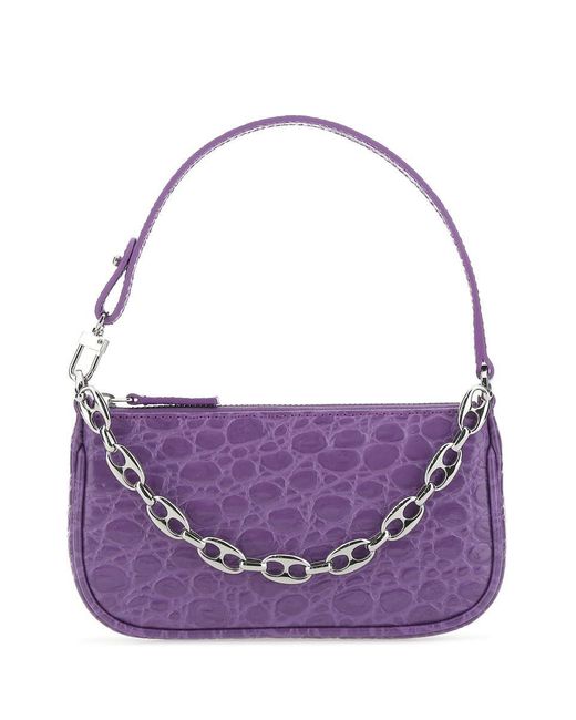 By FAR Purple Shoulder Bags for Women