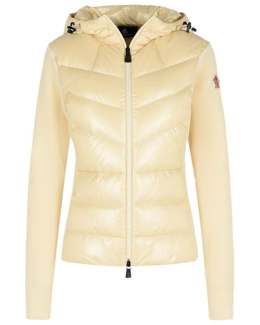 Moncler Natural Ivory Polyester Fleece