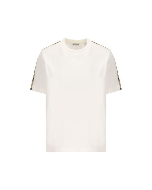 Burberry Women's White T-Shirt And Polo Shirt