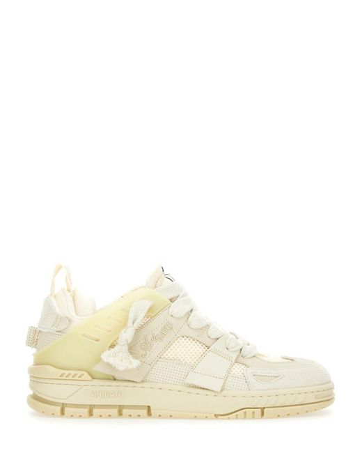 Axel Arigato White Patchwork Area" Sneakers for men
