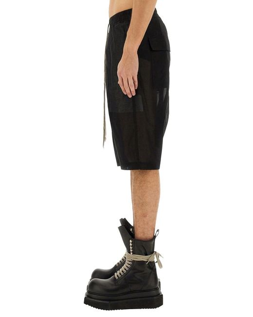 Rick Owens Black Short "Rick's Pods for men