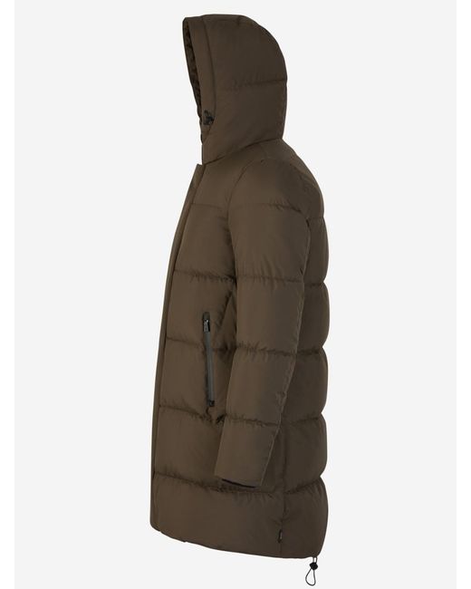 Herno Brown Padded Hood Jacket for men