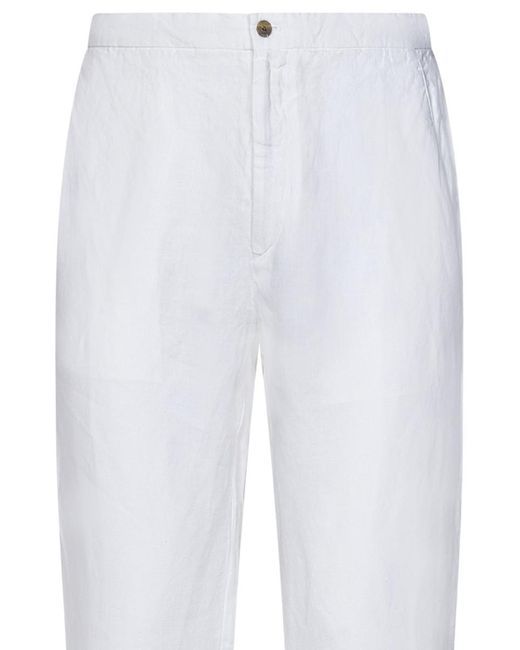 Boglioli White Trousers for men