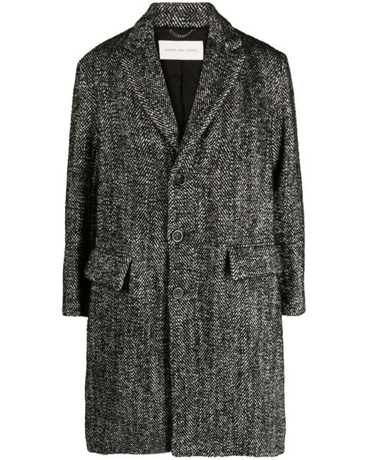 Dries Van Noten Black 00110-rusty 7059 M.w.coat Clothing for men