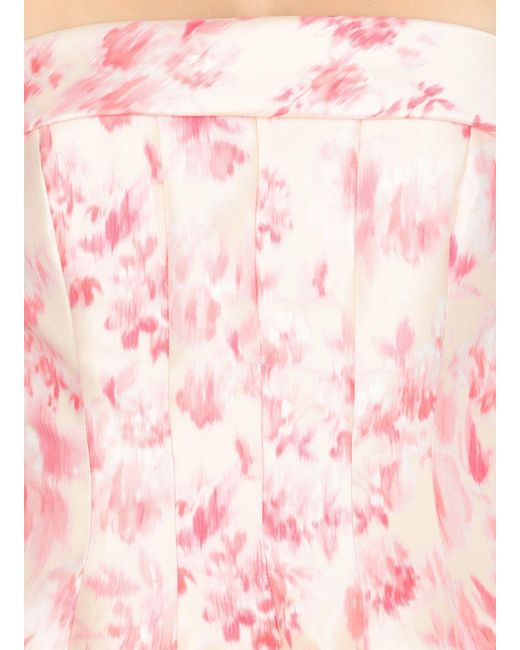 Philosophy Di Lorenzo Serafini Pink Corset Dress