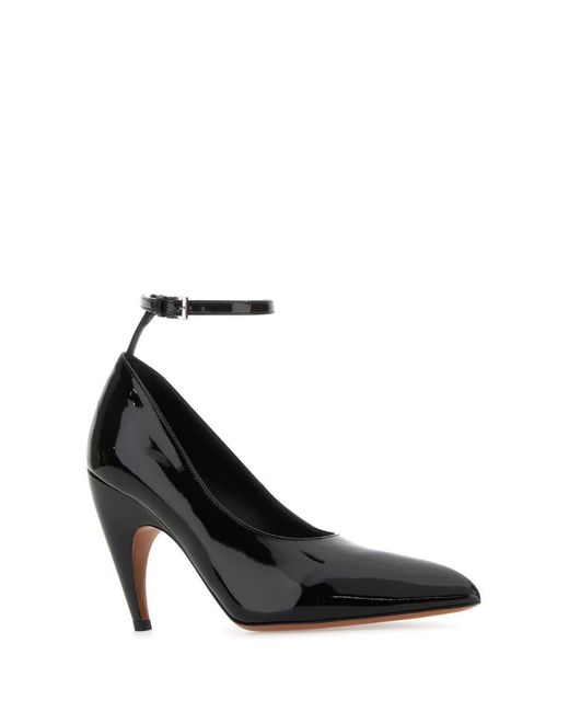 Alaïa Black Curve Leather Courts