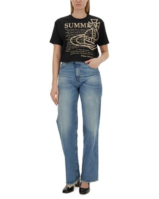 Vivienne Westwood Black "Summer" T-Shirt