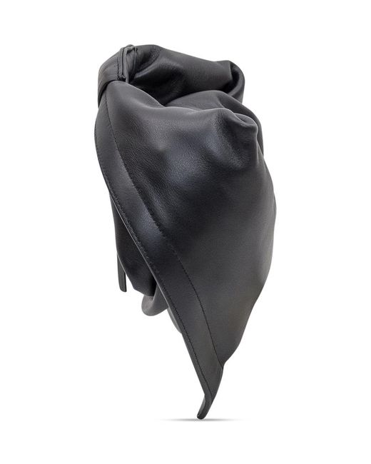 FEDERICO CINA Black Midi Tortellini Bag