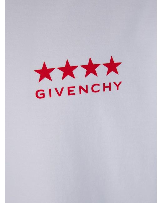 Givenchy White Cotton 4g T-shirt for men
