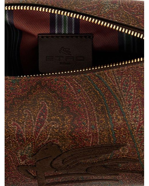 Etro Brown Logo Embroidery Beauty for men