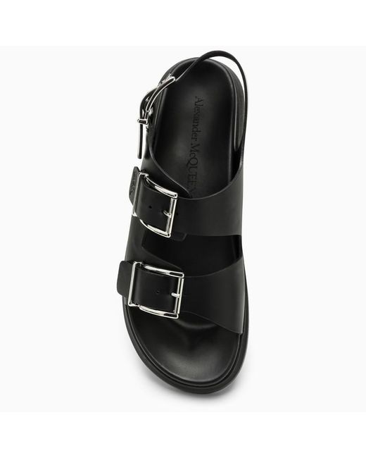 Alexander McQueen Black Sandal for men