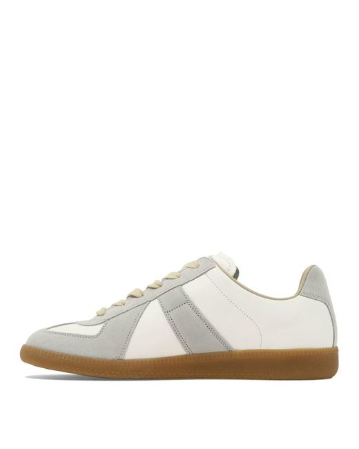 Maison Margiela White "Replica" Sneakers for men