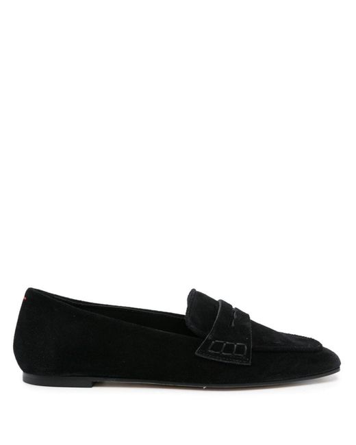 Aeyde Alfie Cow Suede Leather Black Shoes