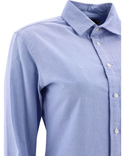 Polo Ralph Lauren Blue Oxford Slim-Fit Shirt