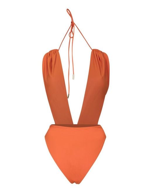 Saint Laurent Orange Swimwear