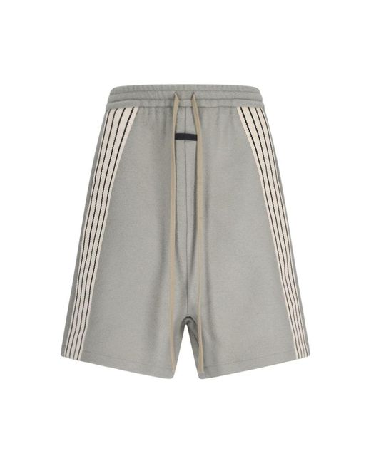 Fear Of God Gray Track Shorts for men