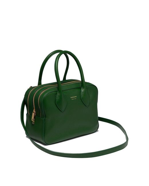 Ferragamo Green Deconstructed Handbag