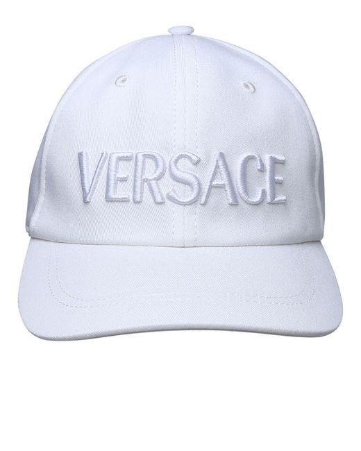Versace Blue Hats And Headbands