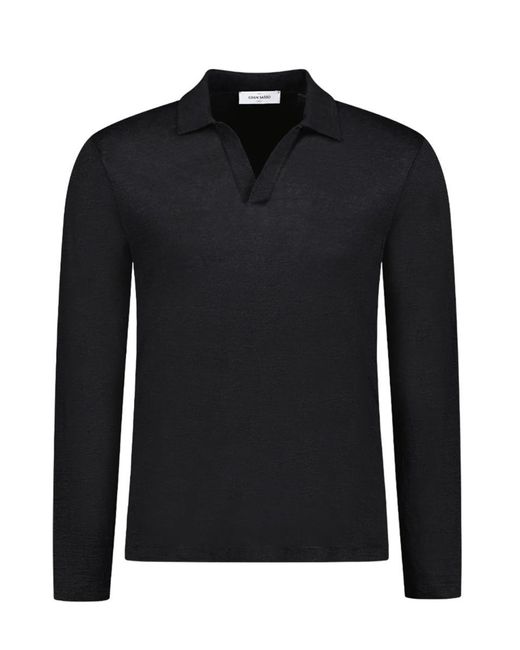 Gran Sasso Black T-Shirts And Polos for men