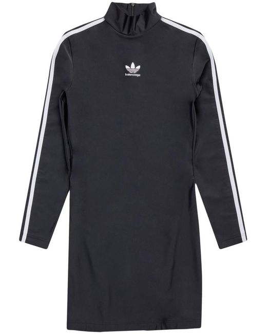 adidas x Balenciaga Blue Logo Sports Mini Dress