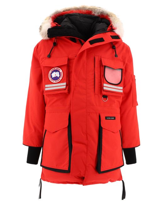Canada Goose Synthetic "snow Mantra" Parka in Red for Men | Lyst