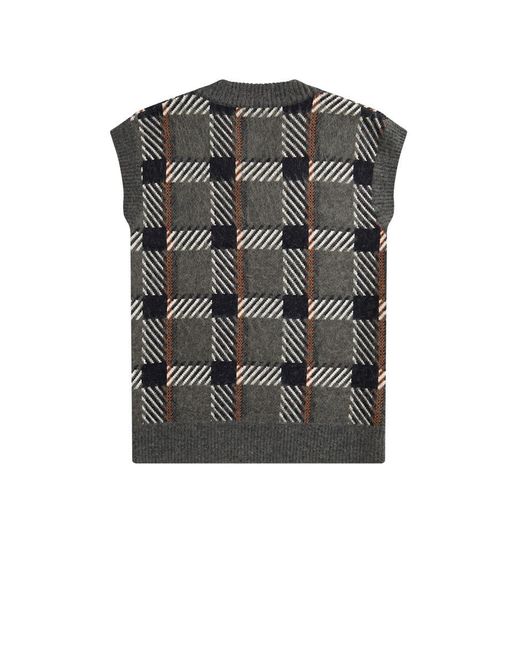 Fred Perry Gray Vest for men