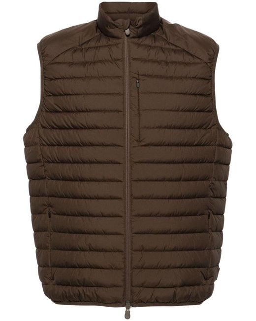 Save The Duck Brown Padded Vest for men